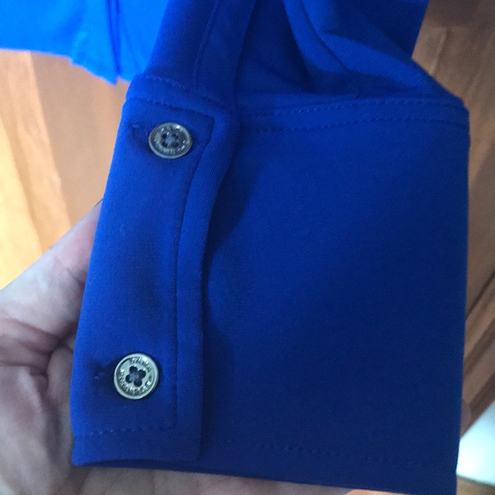 Blue Button Top - image 2
